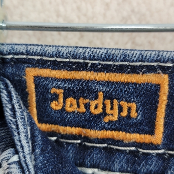 Rock Revival Jordyn Easy Boot Western Denim Blue Jeans Sz 32 x 27.5 (Hemmed) - Picture 10 of 16